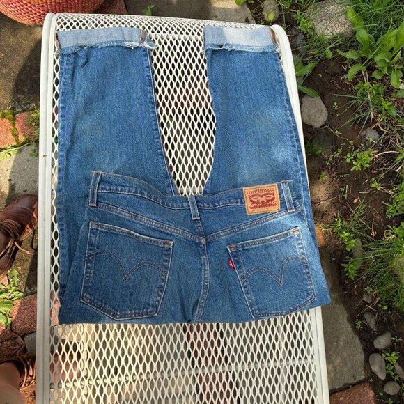 levis button fly raw hem jeans - Picture 3 of 3